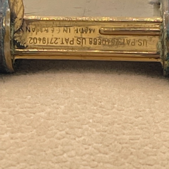 Vintage 1950s Shields Fifth Avenue N.Y  Brown Leather Purse Watch - Picture 6 of 16